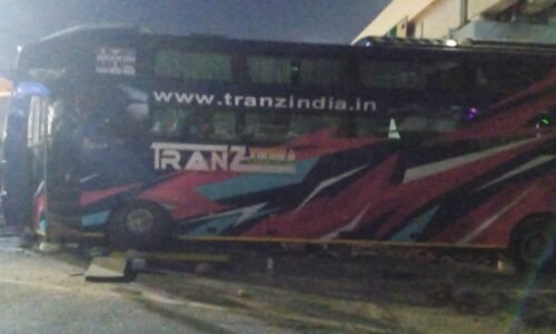 ಸ್ಲೀಪರ್ ಕೋಚ್ ಬಸ್ ನ ಮತ್ತೊಂದು ದುರಂತ! ಕ್ಷಣಾರ್ಧದಲ್ಲಿ ತಪ್ಪಿದ ಭಾರಿ ಅನಾಹುತ!